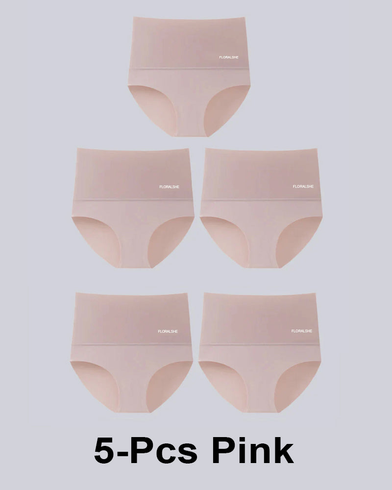 Pack de 5 braguitas de cintura alta y control de abdomen